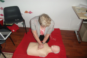 Safety training at work