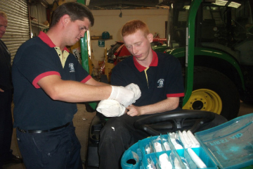 Safety training at work